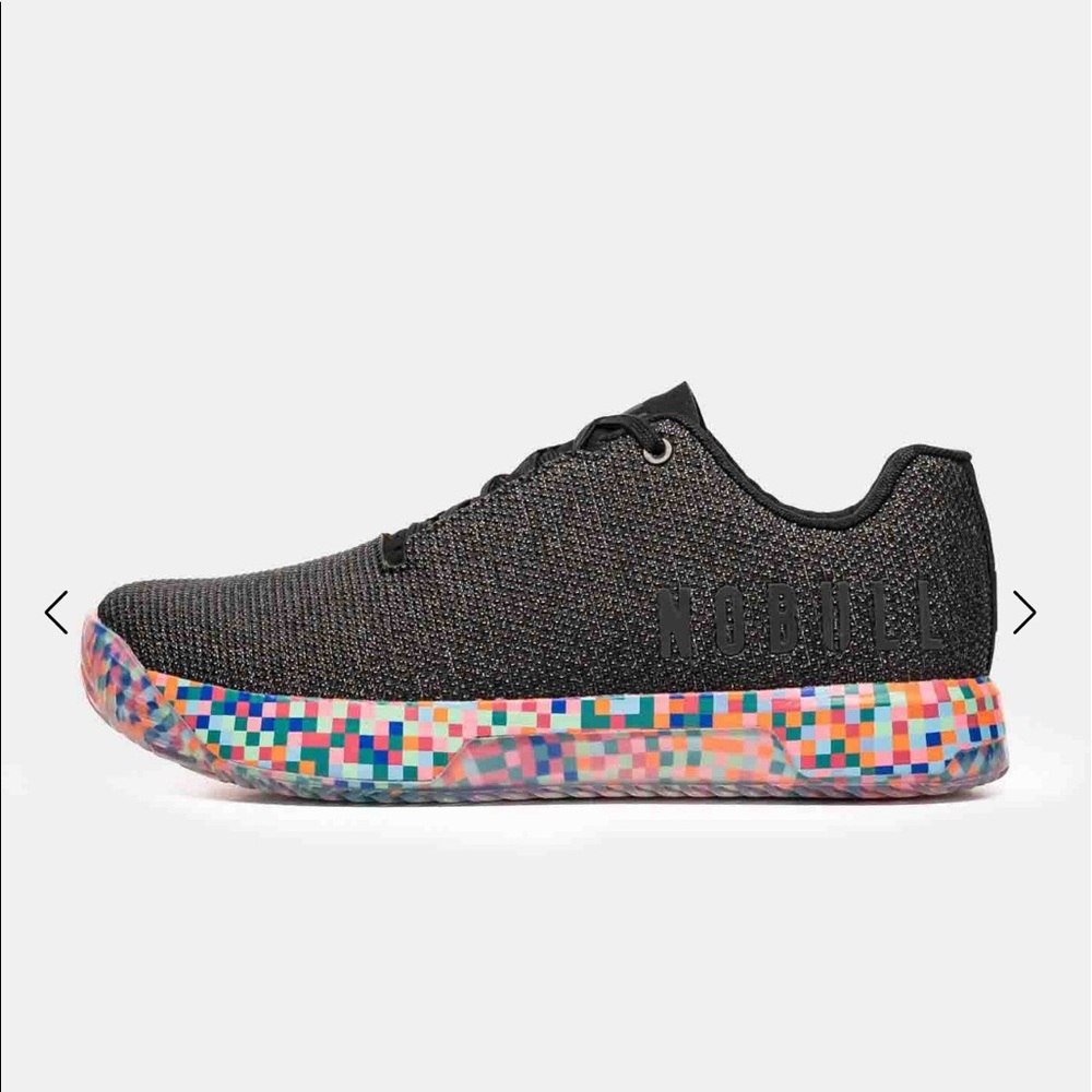 Nobull Impact Trainer+ Black Heather Pixel, men’s 7.5 woman’s 9